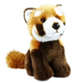 Obrázek z Panda červená sedící plyš 18cm 